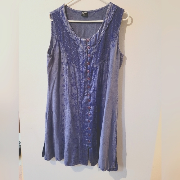 IVY jean-like dress size XL - Picture 1 of 6